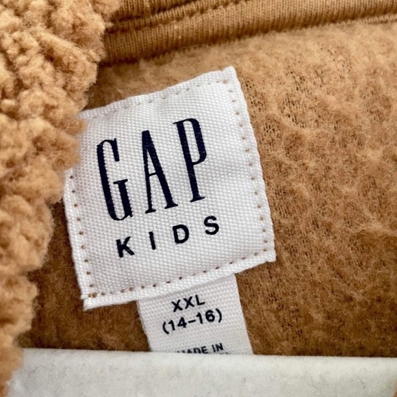 GAP Sherpa Caramel Hoodie - Picture 5 of 5